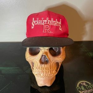Vintage Rutgers Scarlet Knights Snapback Hat